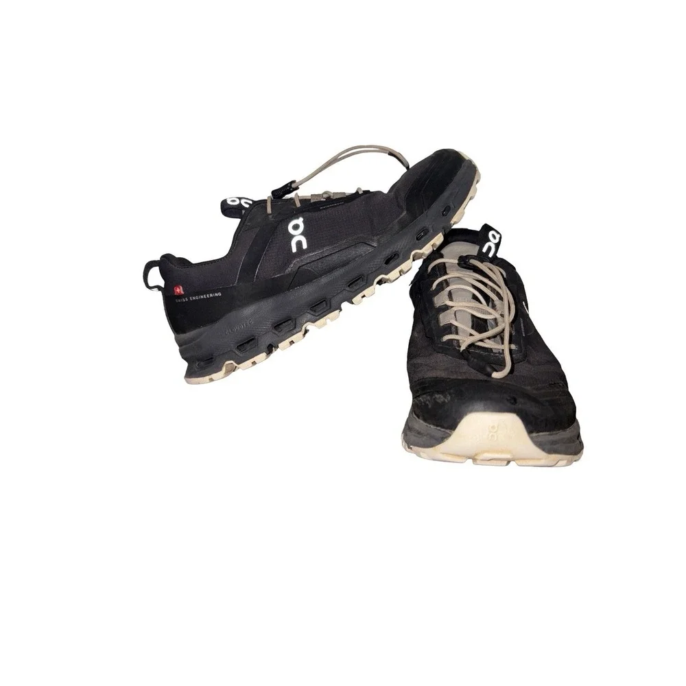 On Kids' Grade School Cloudhero Waterproof Shoe Black‎ Size 4
